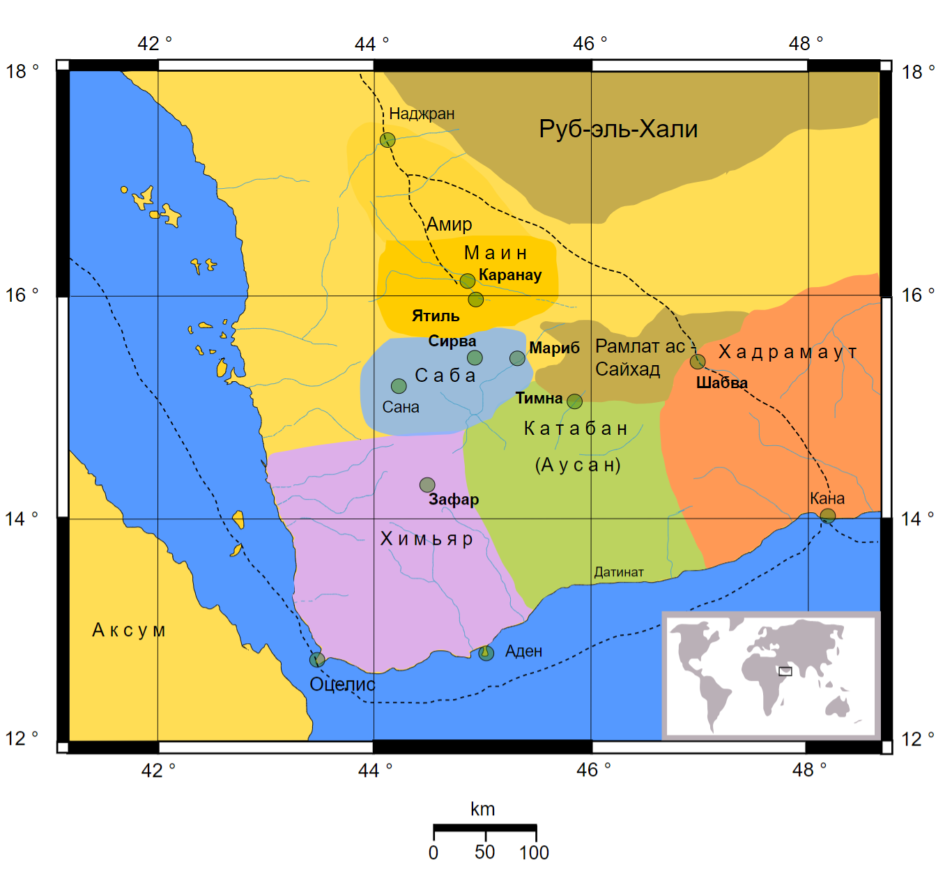 Аравия в 7-м веке