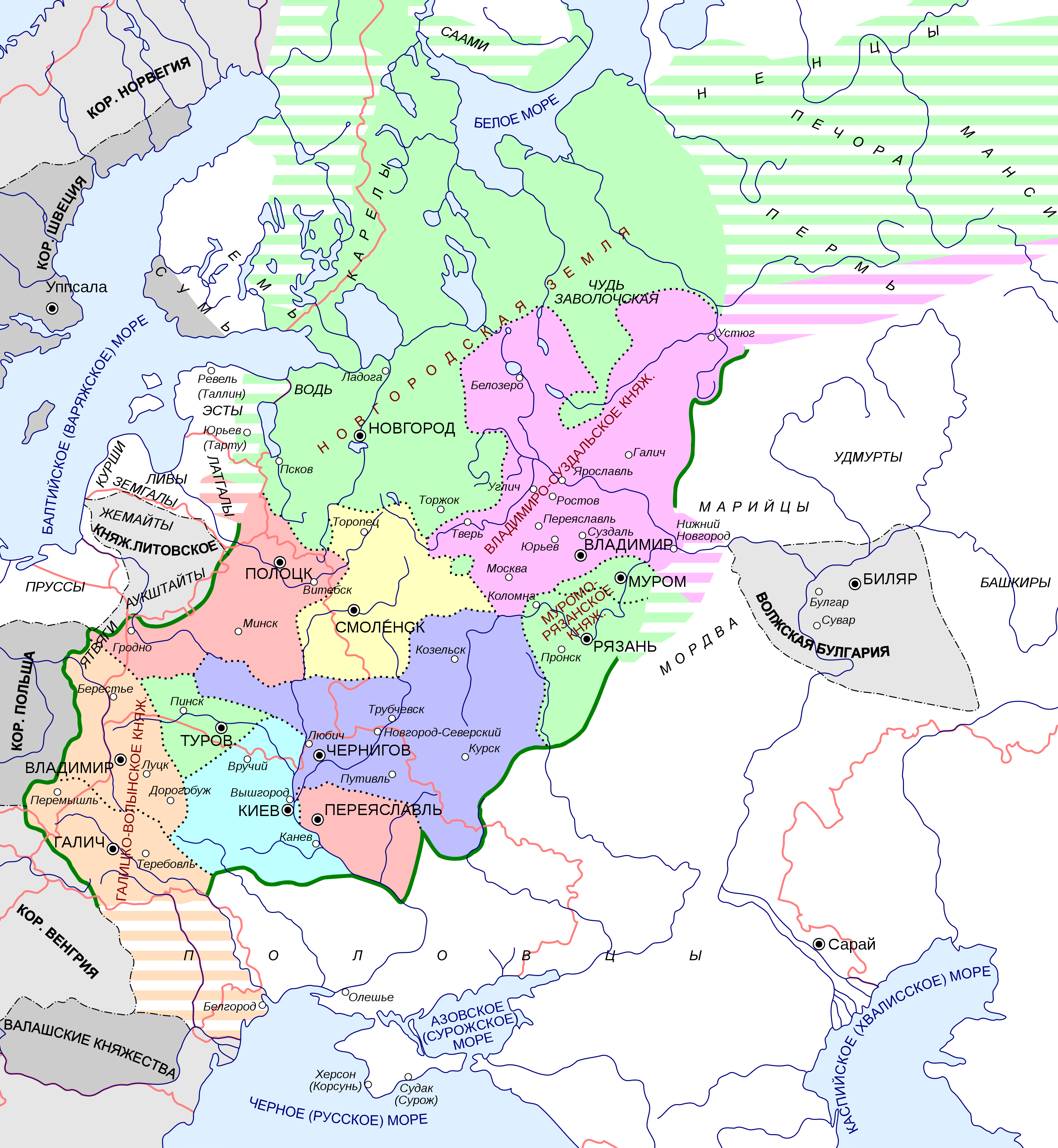 Русь в начале 13 века